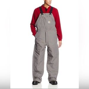Carhartt Men's Size W52x30L FR Quit-Lined Duck Bib Overalls Heavyweight Jumpsuit